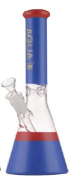 Aqua – 11″ Glass Bong with Bowl,