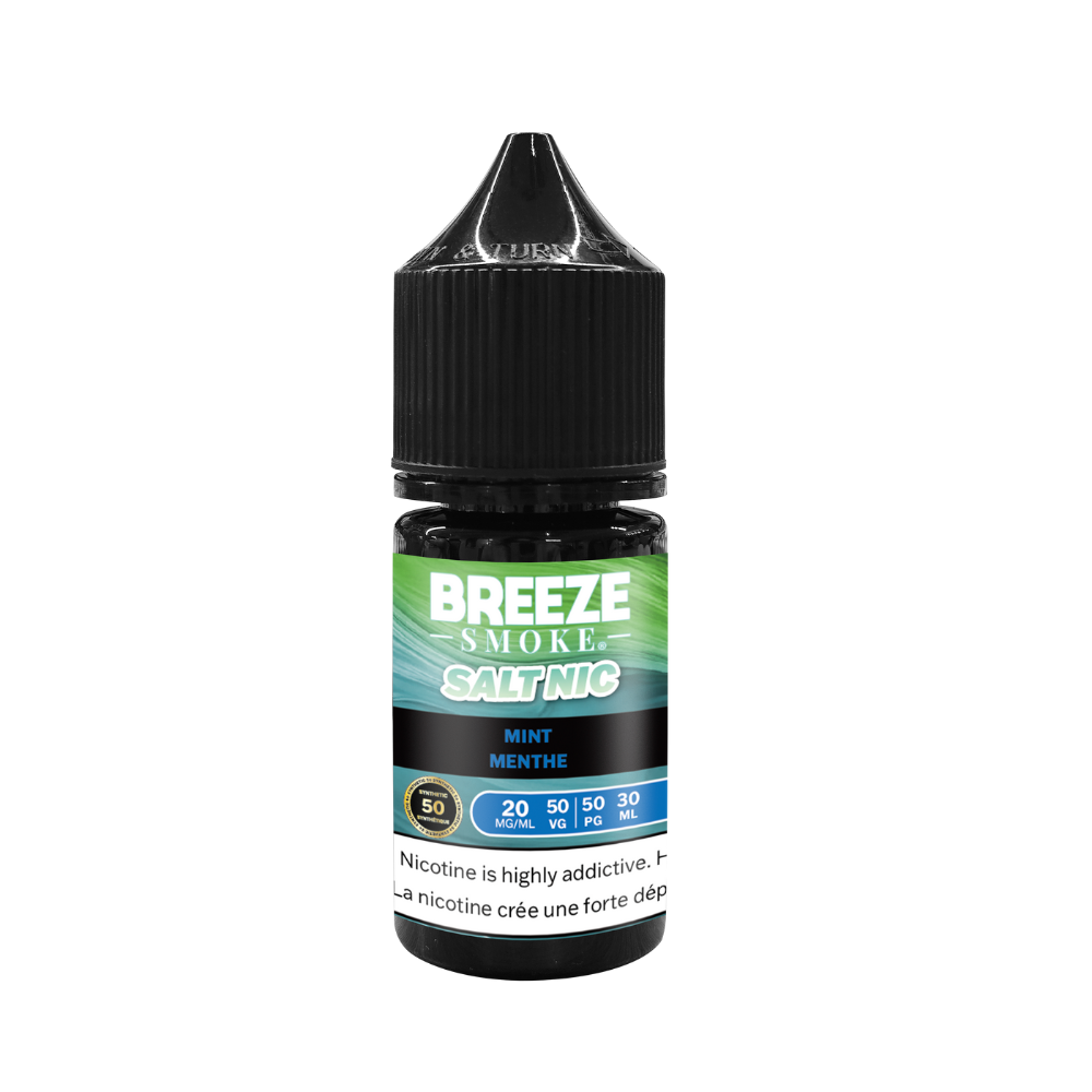 [CLEARANCE] Breeze S50 Salt Nic E-Liquid – Mint,