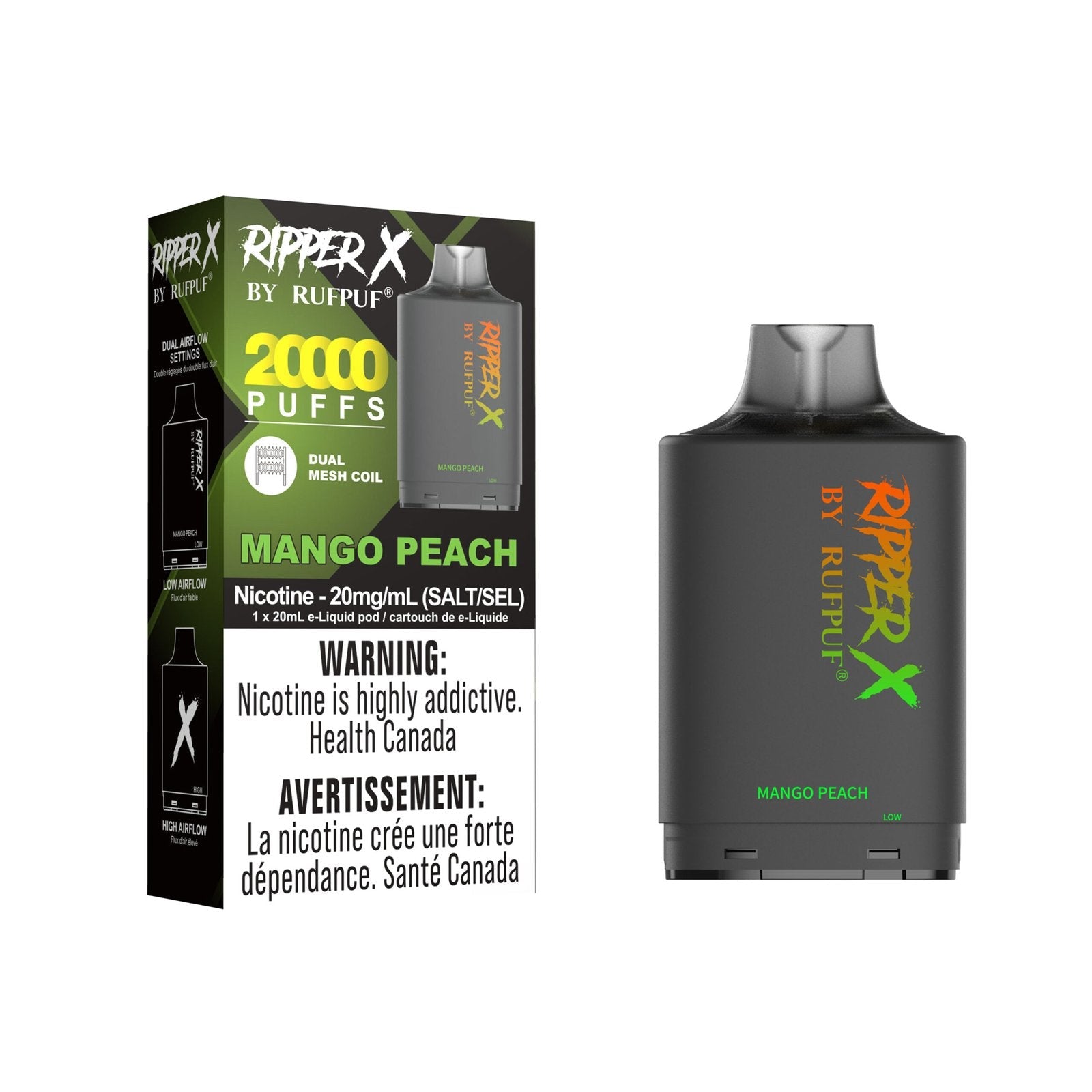 [Clearance] Gcore Rufpuf Ripper X Replacement Pod 20mL,
