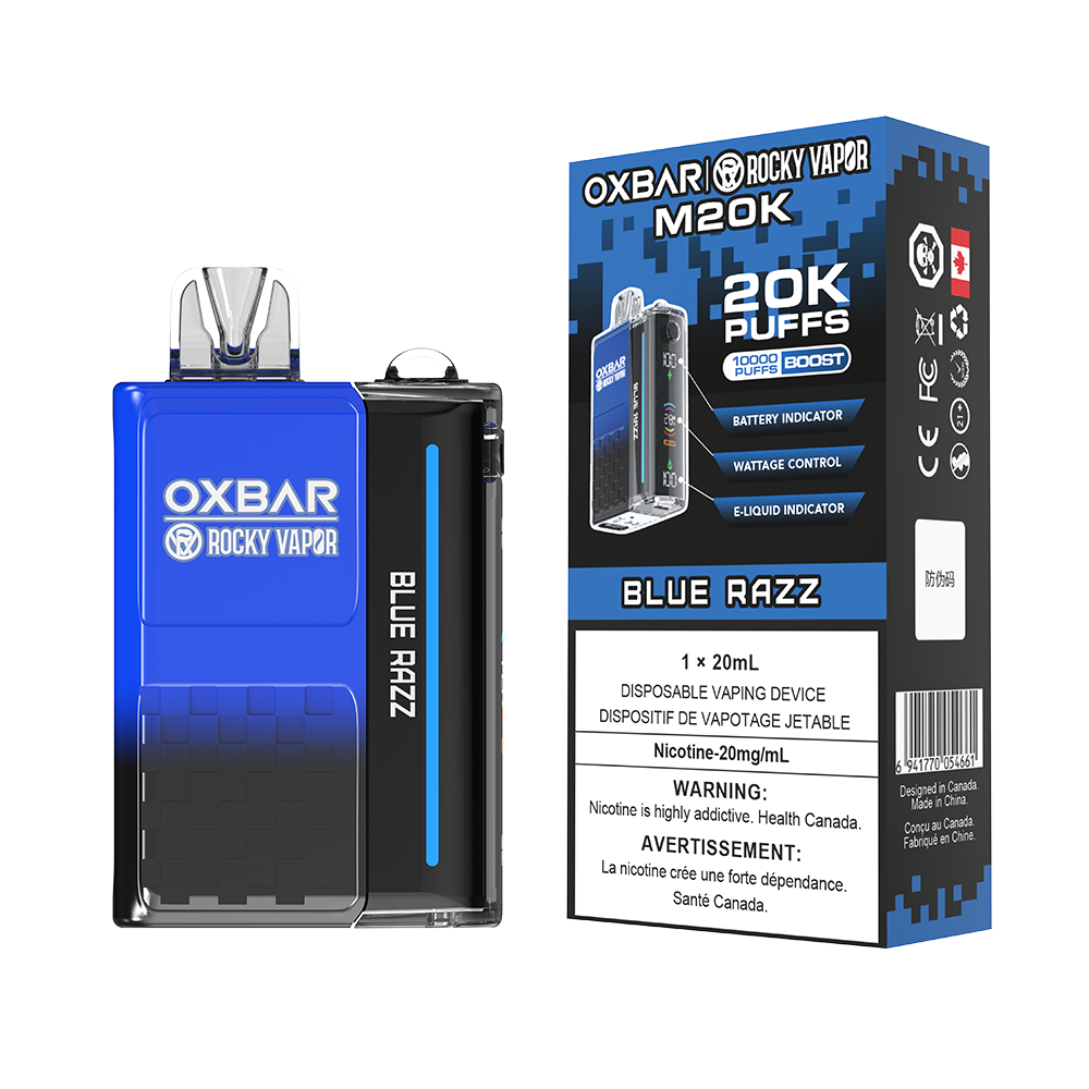 [CLEARANCE] OXBAR X Rocky Vapor M20K Puff Rechargeable Disposable Vape 20ml,