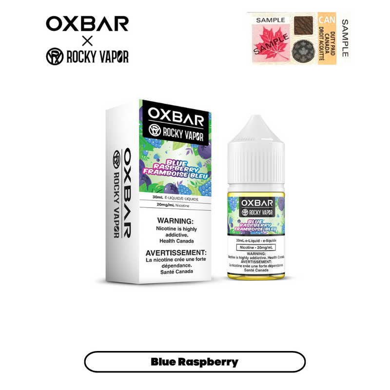 [CLEARANCE] Rocky Vapor x Oxbar E-Liquids – Blue Raspberry,