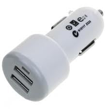 Dual port USB Car Charger 2000mAh,
