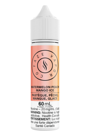 Faze Vapor Co 60mL Salts - Watermelon Peach Mango Ice