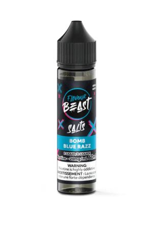 Flavour Beast E-Liquid 60mL Salts - Bomb Blue Razz