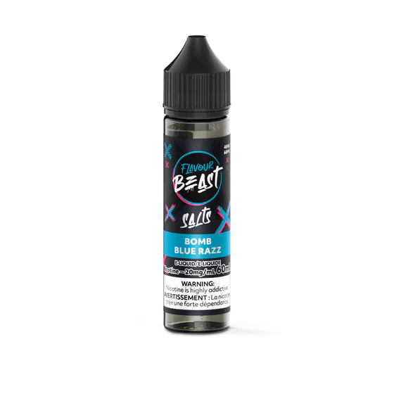 Flavour Beast E-Liquid 60mL Salts – Bomb Blue Razz,