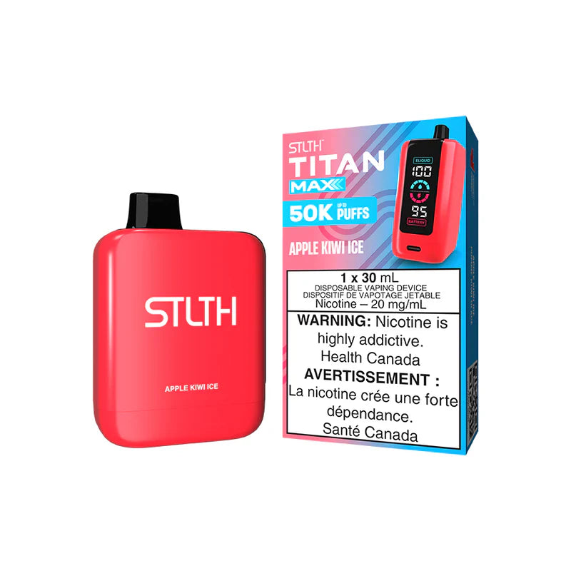 STLTH Titan Max 50K Puff Disposable Rechargeable Vape 30mL,