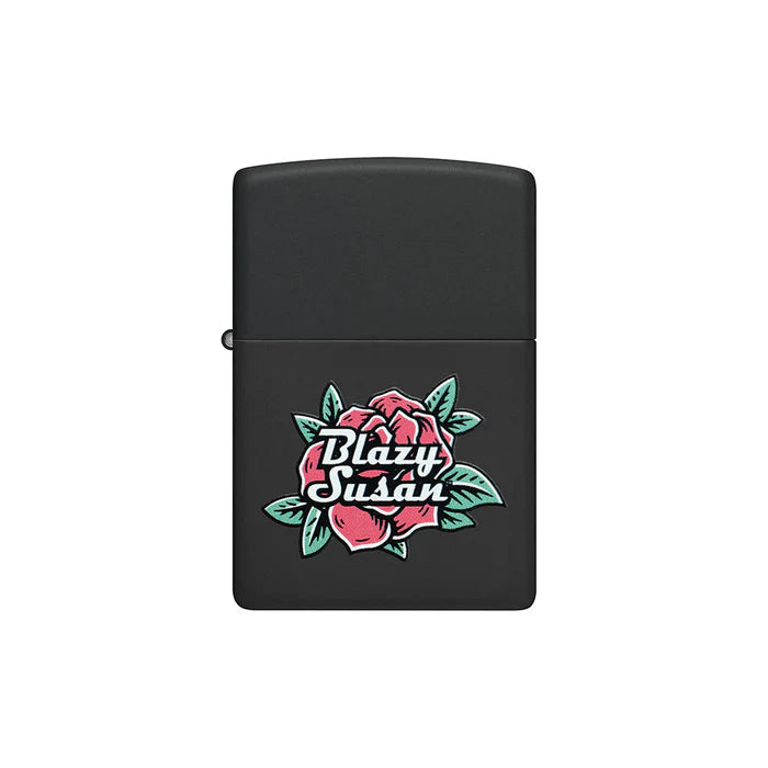 Zippo Lighter – Blazy Susan Rose Design