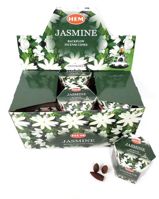 HEM Backflow Cones – Jasmine Backflow Incense 40 Cones