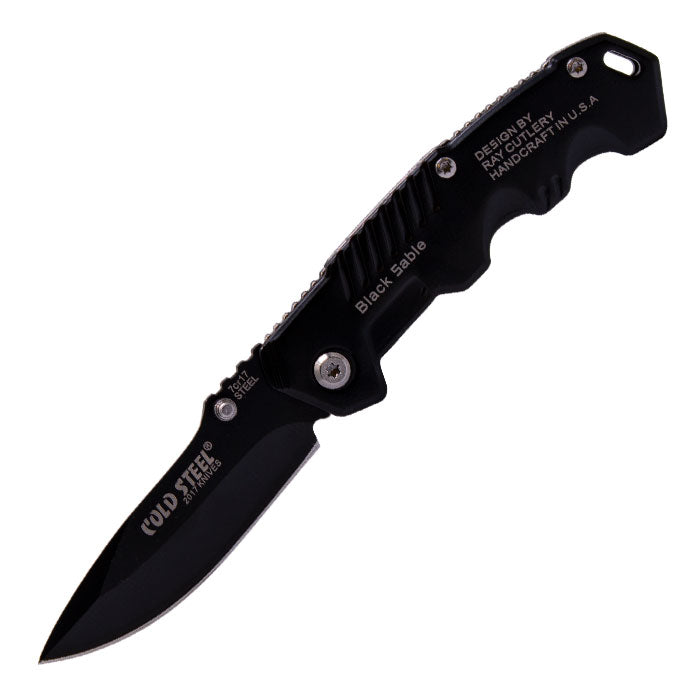 6″ Blackout Obsidian Blade Folding Knife