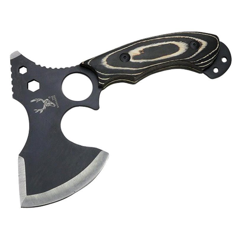 The Bone Edge – 8.5″ Tactical Axe Stainless Steel Blade w/ Wooden Handle