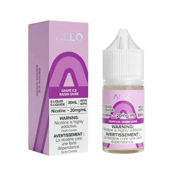Allo E-Liquid Salt – Grape Ice