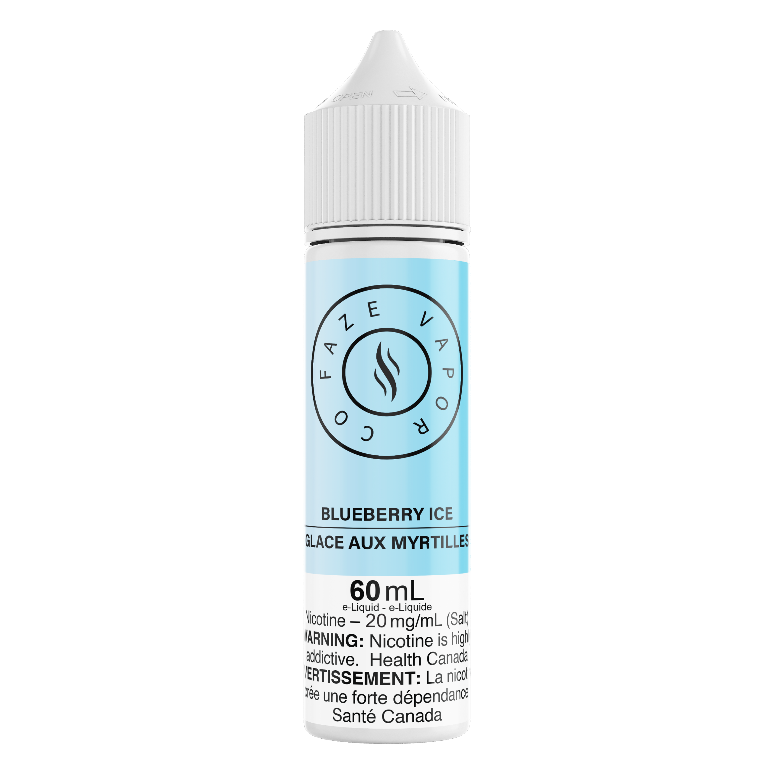 Faze Vapor Co 60mL Salts – Blueberry Ice