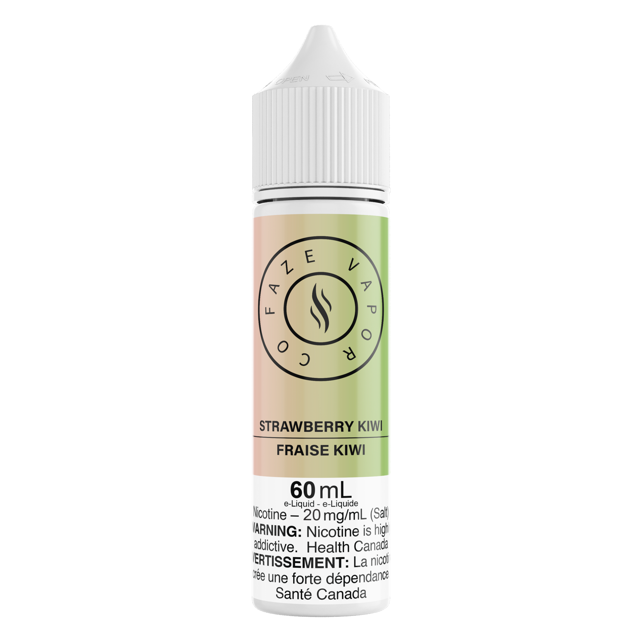 Faze Vapor Co 60mL Salts – Strawberry Kiwi