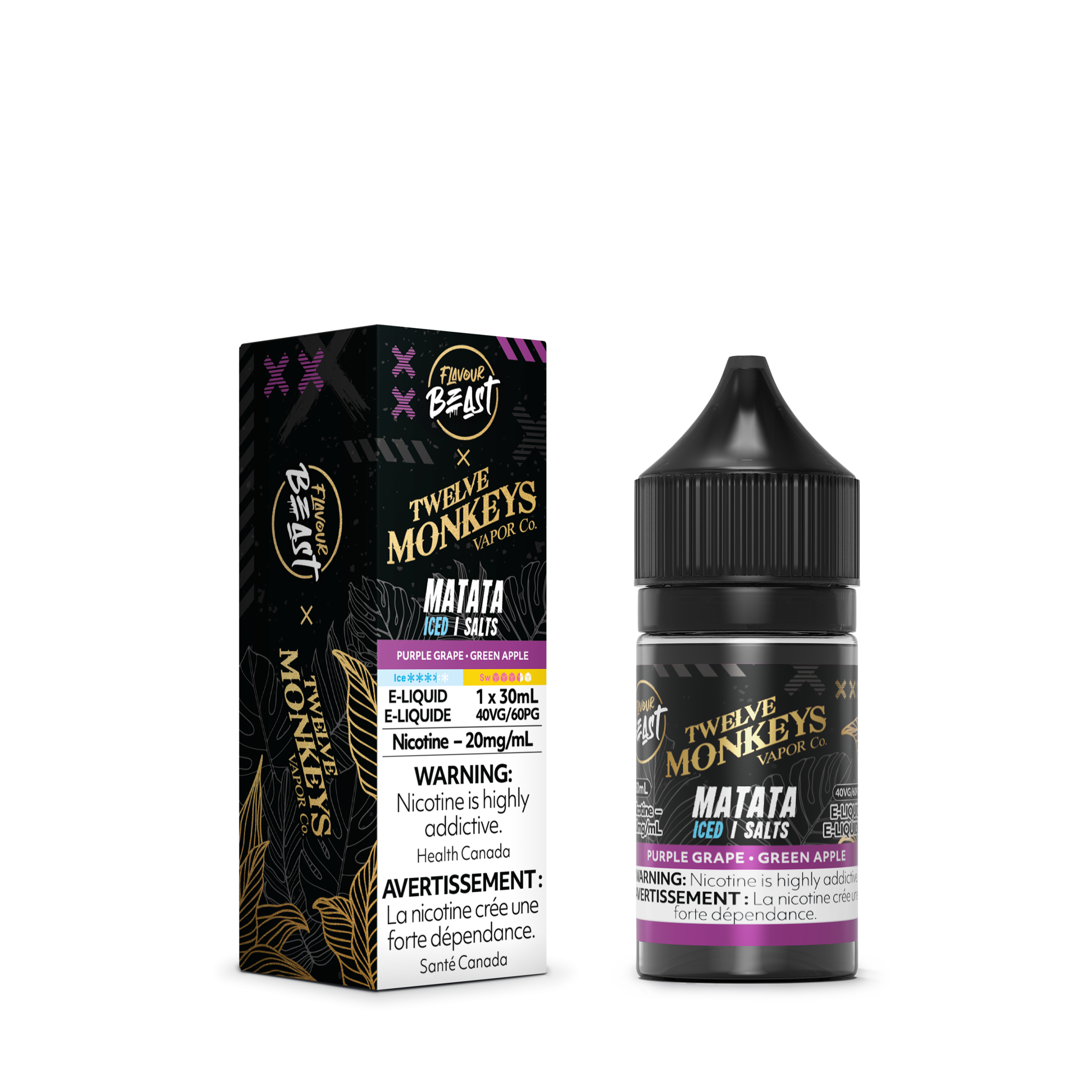 Flavour Beast x Twelve Monkeys E-Liquid – Matata Iced
