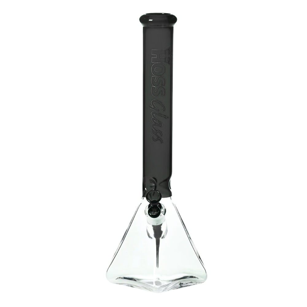 Hoss Glass – 18″ 7mm Half Coloured Pyramid Beaker