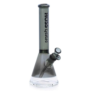 Hoss Glass – 12″ 38mm Diameter Coloured Beaker w/ Window Base