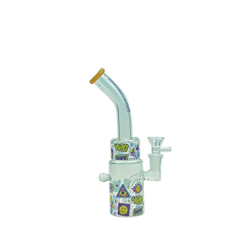 Haze – 9″ 420 Trip Jade Yellow Bong