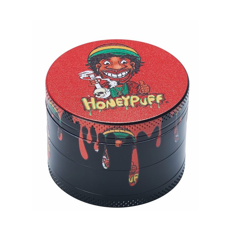 Honey Puff – 50mm 4-Pc Grinder – Black