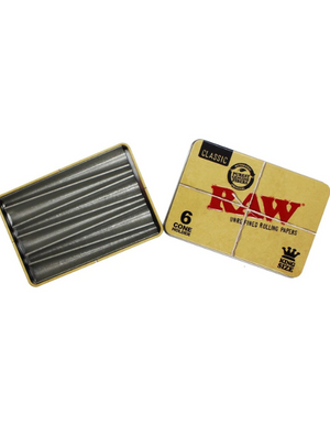 raw tin case for 6 king size pre rolled cones canada.png