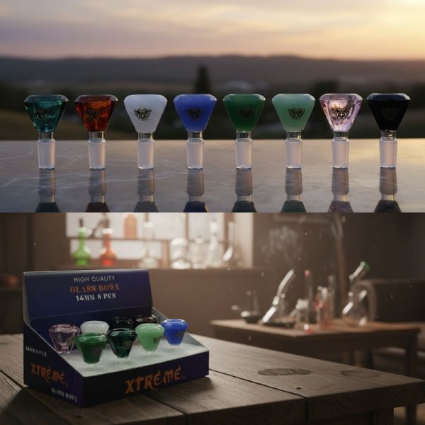Xtreme – 14mm Hexagon Crystal Glass Bowl