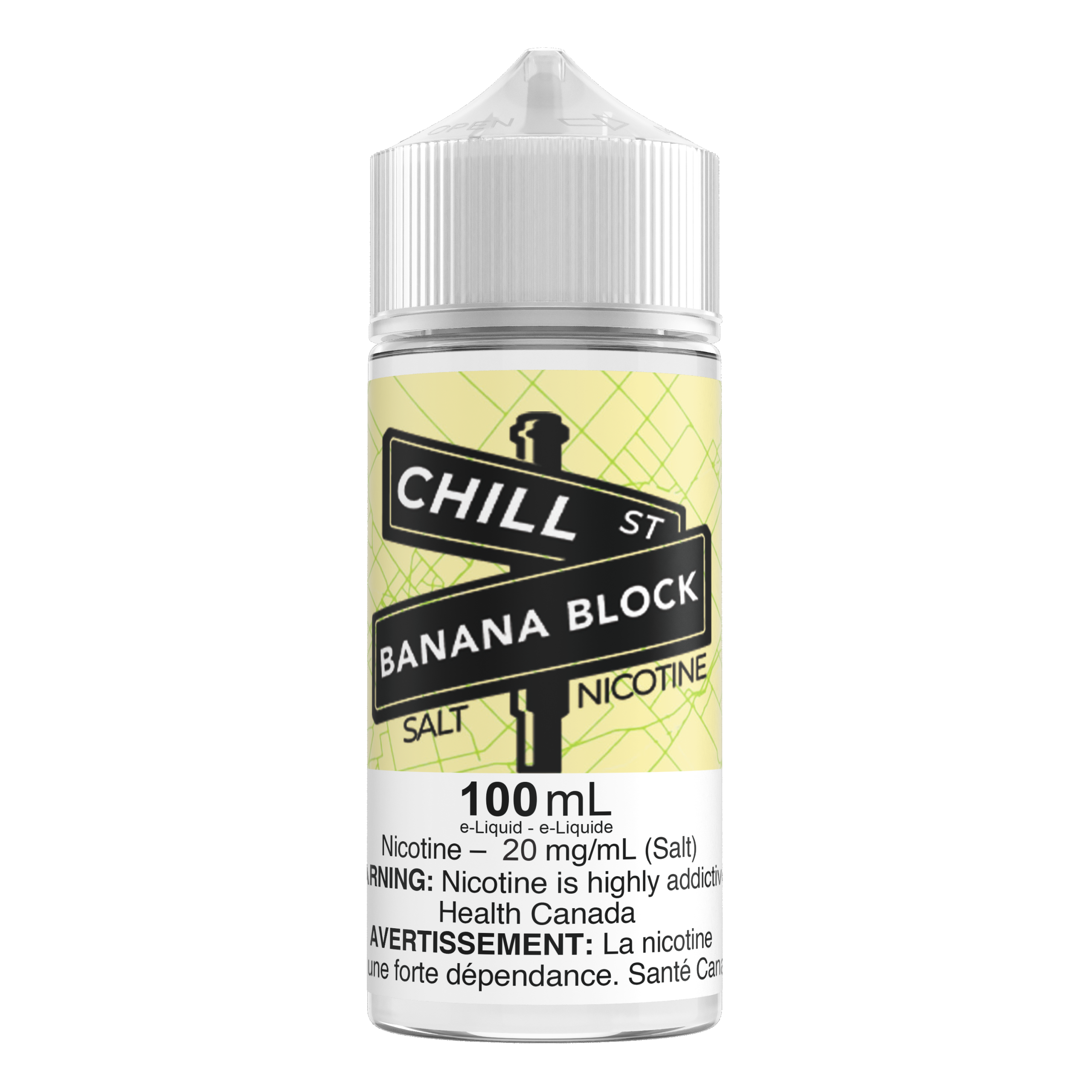 Chill St. 100mL Salts – Banana Block