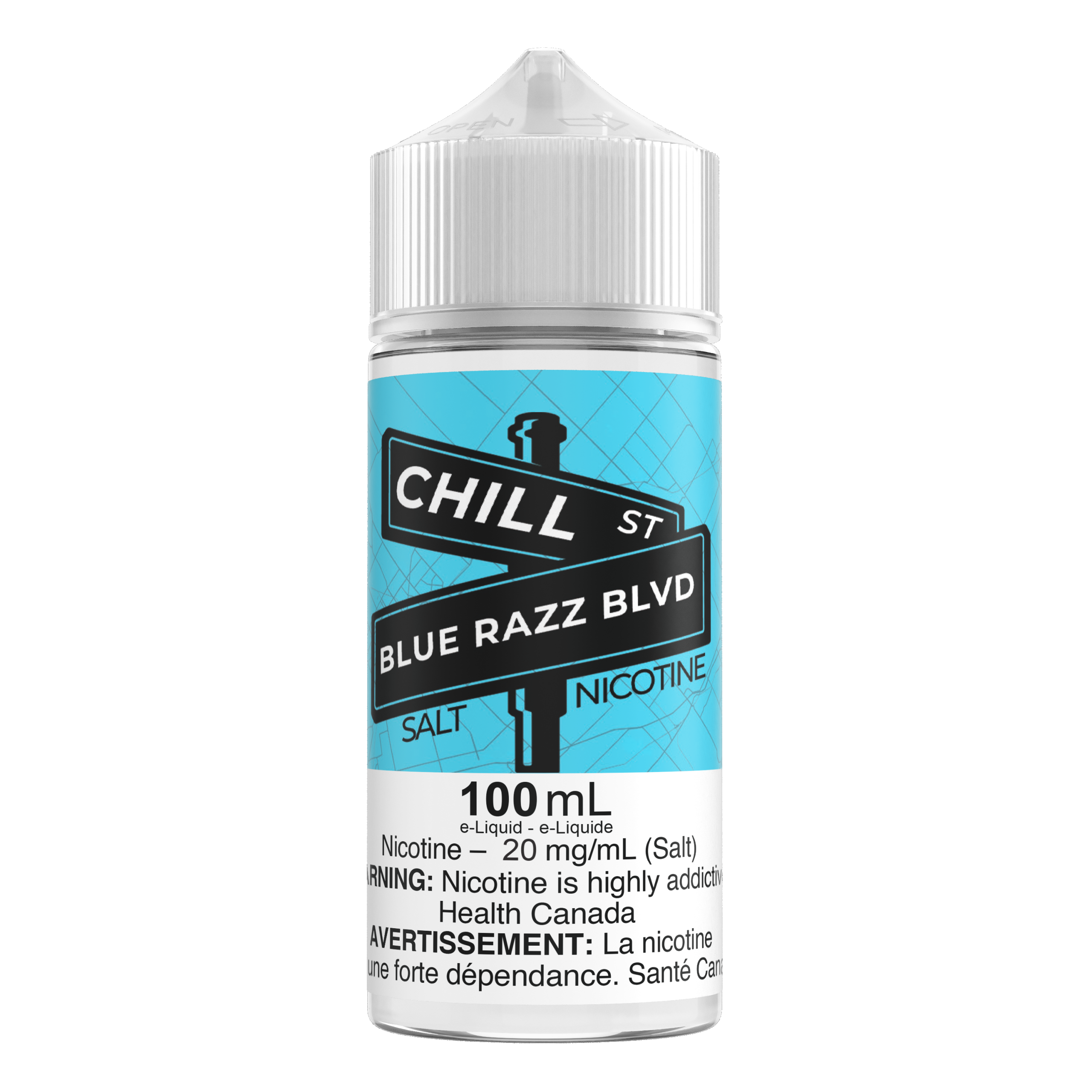 Chill St. 100mL Salts – Blue Razz BLVD