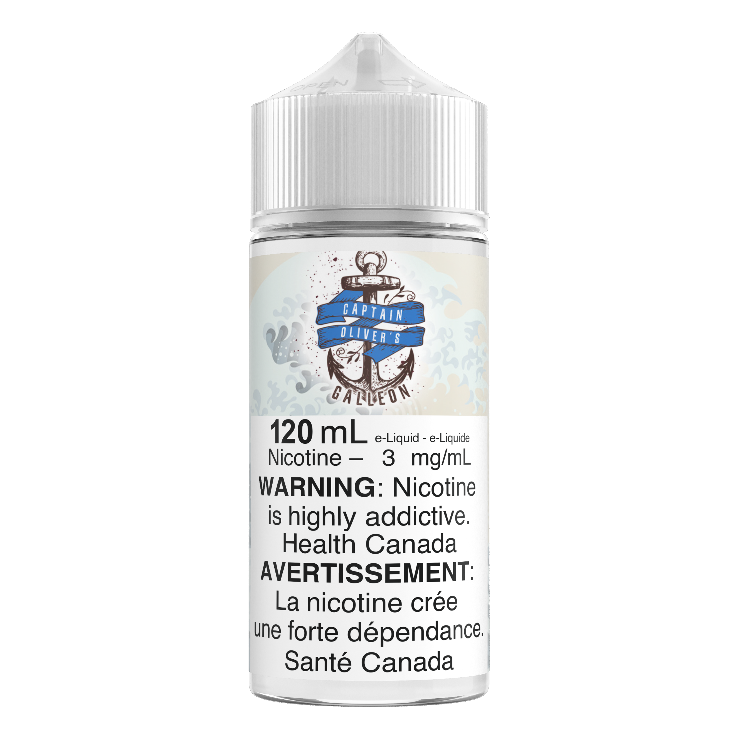 Captain Oliver’s 120mL E-liquid – Galleon