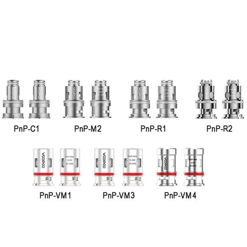 Voopoo Pnp Replacement Coil for Drag S & X, Vinci, & Drag 4 Uforce-K – 5pcs