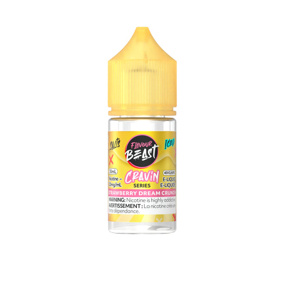 Flavour Beast Cravin E-Liquid – Strawberry Dream Crunch Iced