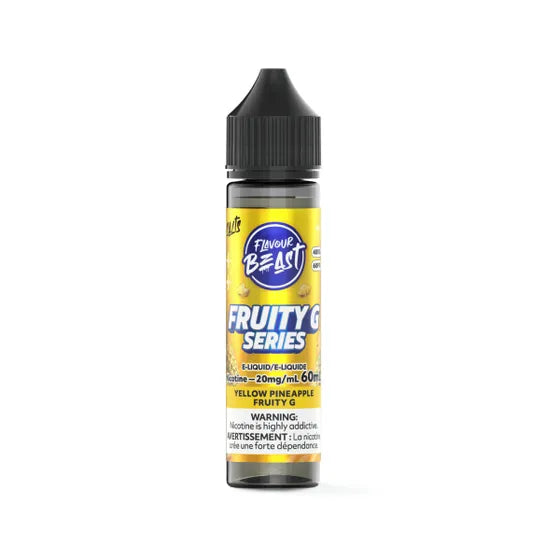 Flavour Beast Fruity G E-Liquid 60mL Salts – Yellow Pineapple