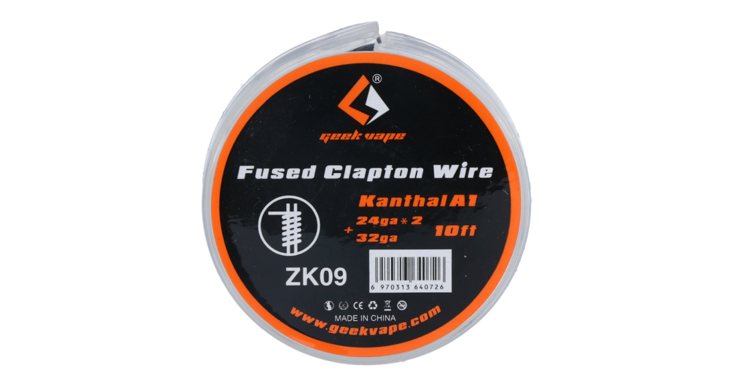 10ft GeekVape KA A1 Fused Clapton Wire (24GA*2+32GA) (ZK09),