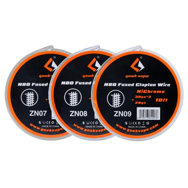 10ft GeekVape N80 Fused Clapton Wire,