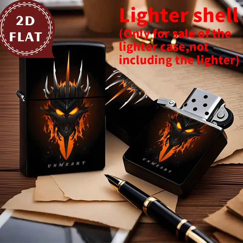 2D Retro Fantasy Dragon Helmet Lighter Shell,