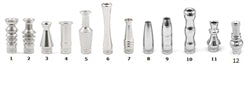 [CLEARANCE] Oversized Cannon Style Stainless Steel Drip Tips,