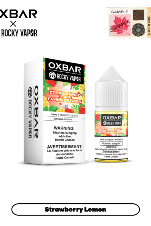 [CLEARANCE] Rocky Vapor x Oxbar E-Liquids - Strawberry Lemon
