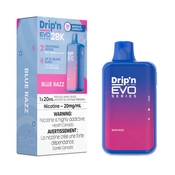 ENVI Drip’n EVO SERIES 28K Rechargeable Disposable Vape 20ml,