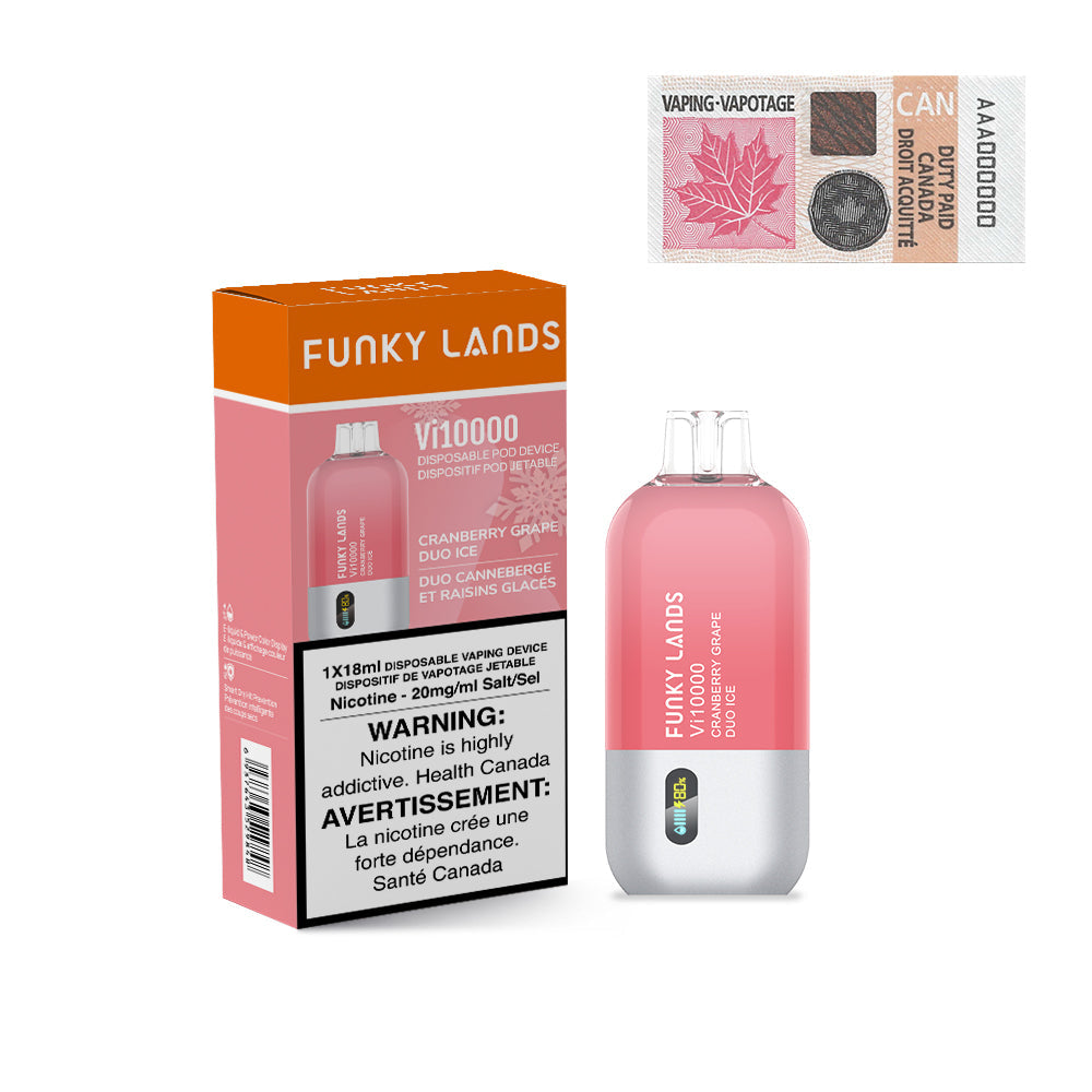 Funky Lands by ElfBar Vi10000 Rechargeable Disposable Vape 18ml,