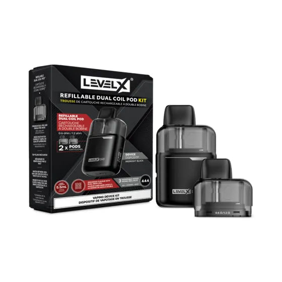Level X Refillable Dual Coil Pod Kit,