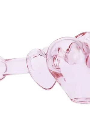 Lovely Hearts - 4" Glass Hand Pipe
