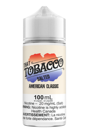 That Tobacco 100mL Salted - American Classic