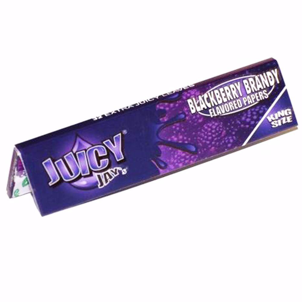 All Products Juicy Jay's King Size Slim Blackberry Brandy Flavoured Rolling Papers
