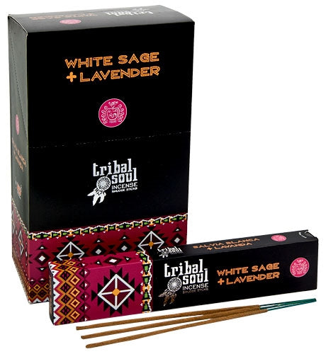 All Products Tribal Soul - White Sage Lavender Incense Sticks - 15g