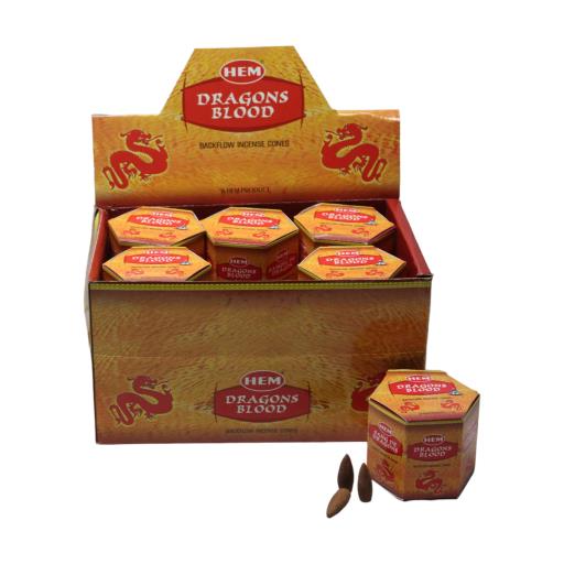 All Products HEM Backflow Cones - Dragon's Blood Backflow Incense 40 Cones