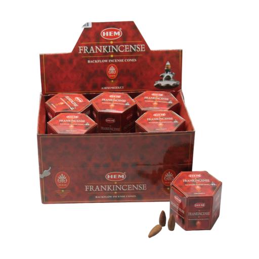 All Products HEM Backflow Cones - Frankincense Backflow Incense 40 Cones