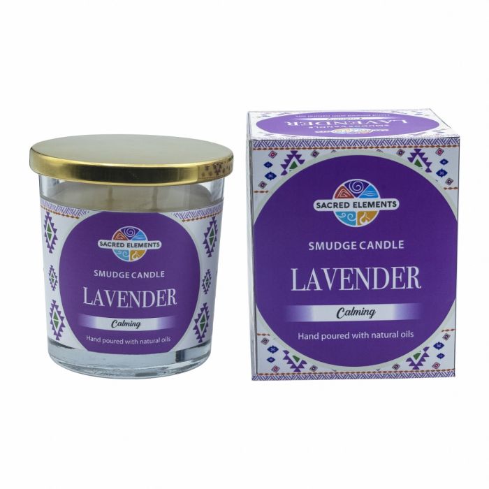 All Products Sacred Elements Lavender Glass Jar Smudge Candle - 6.5 oz