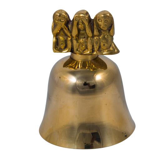 All Products ZenN - Brass Bell Gold 3 Monkeys