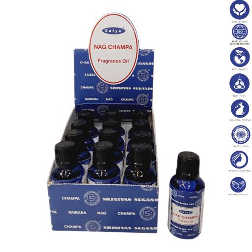 All Products Satya - 25ml Nag Champa Fragrance Oil