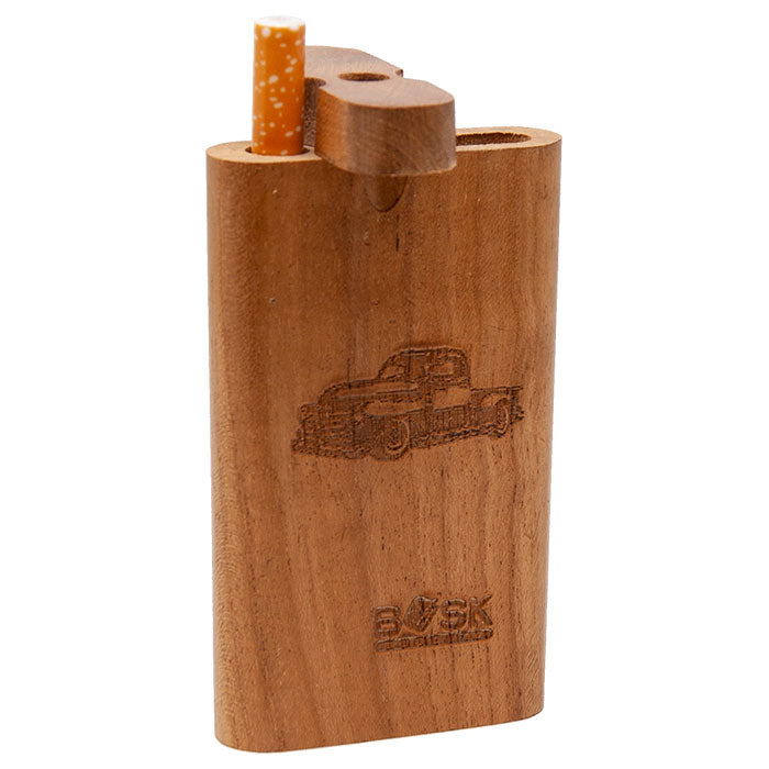 4" Engraved Wooden Dugout