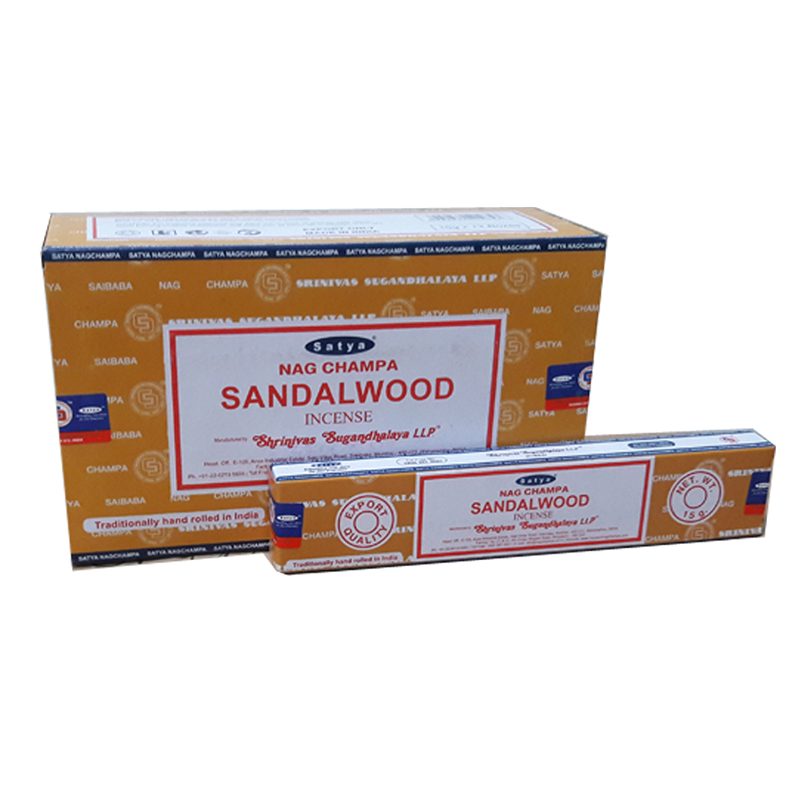 Satya Nag Champa - Sandalwood Incense Sticks 15g
