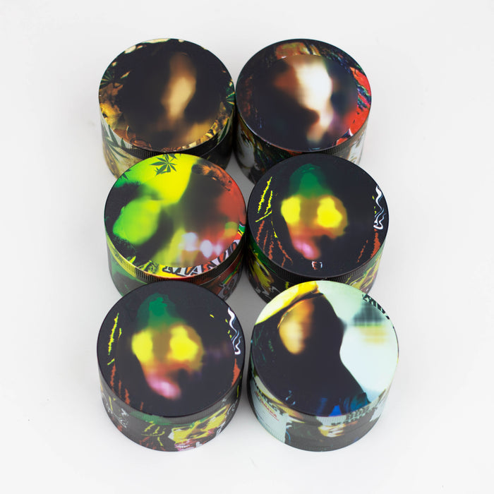 All Products GENIE 4 Parts 63mm Rasta Man Metal Grinder